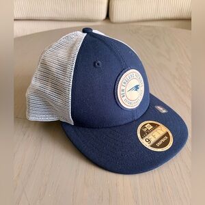 New England Patriots 9Fifty Low Profile Mesh Snapback Hat Navy/White (R102)